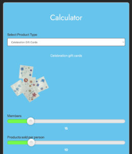 Calculator made in Fluent Forms Pro