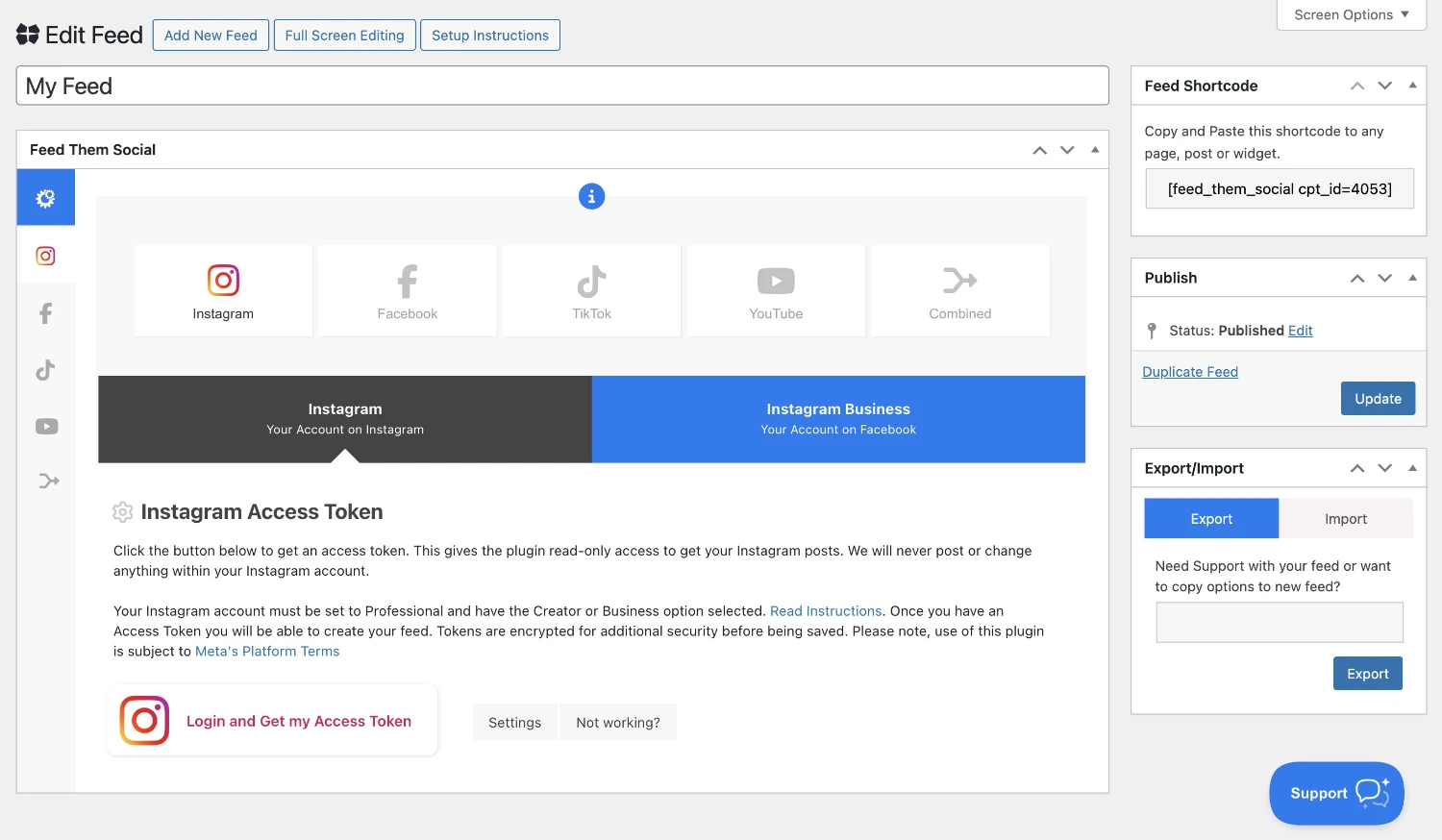 Feed them Social WordPress plugin