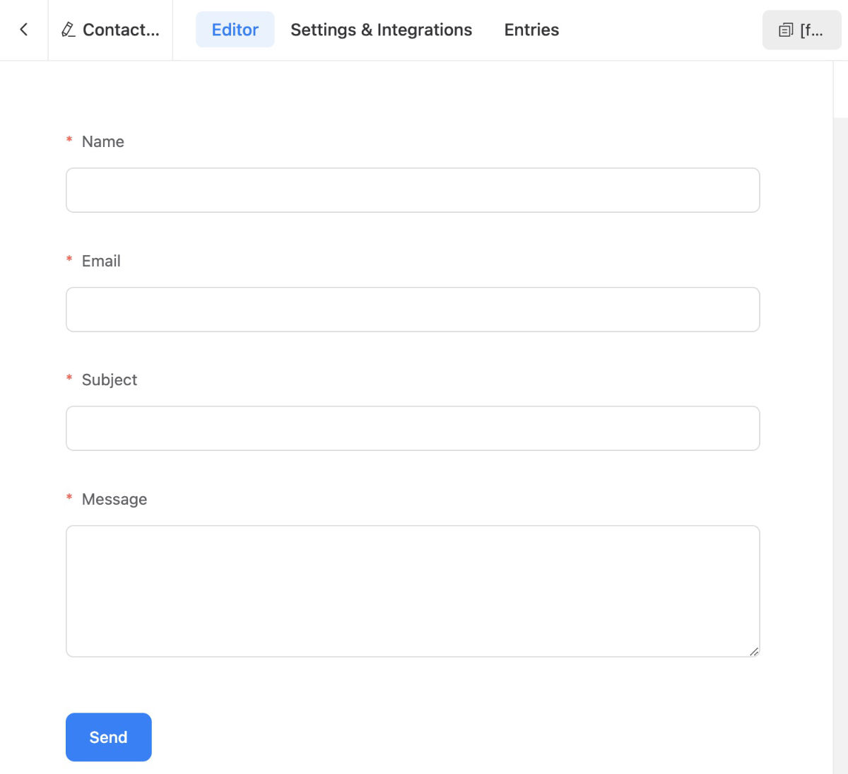 Fluent Forms Email Contact Form WordPress plugin