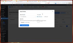 Importing entries into Fluent Forms Pro WordPress plugin