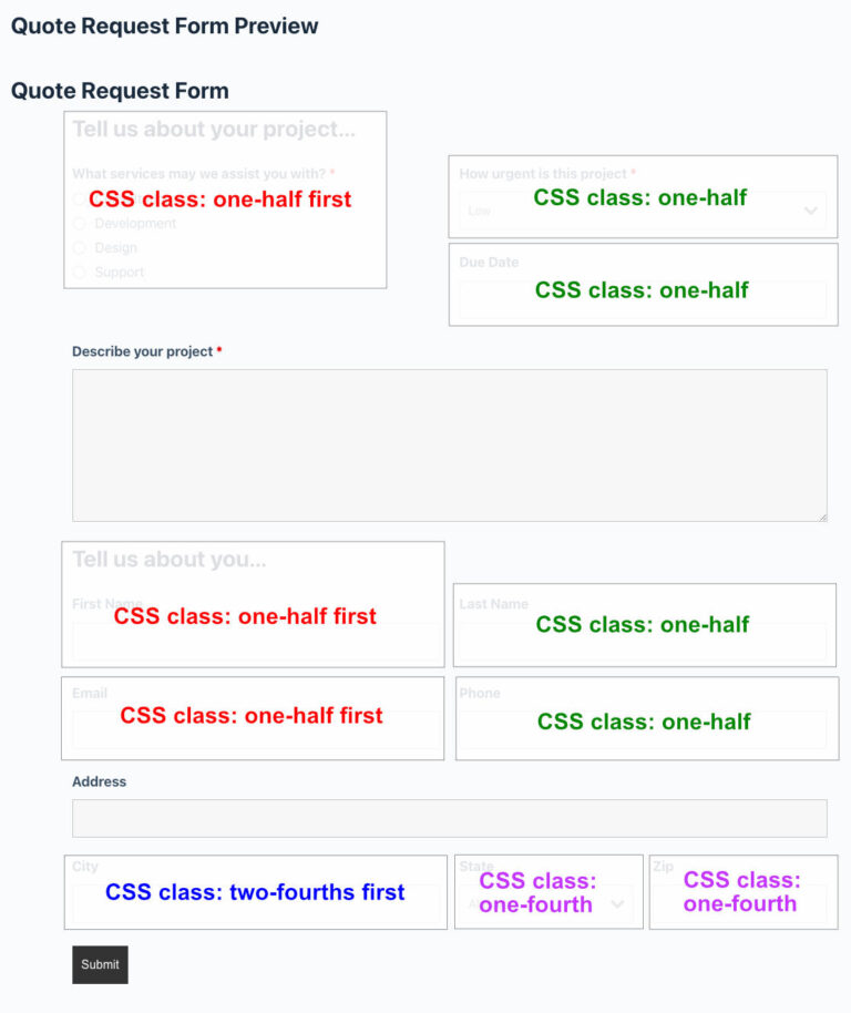 Ninja Forms 3 default form templates - Easy Web Design Tutorials