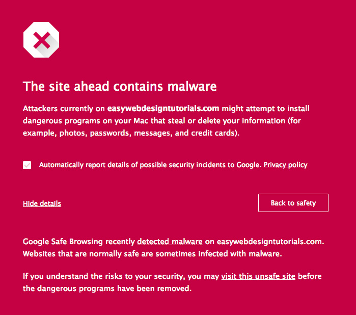 The-site-ahead-contains-malware