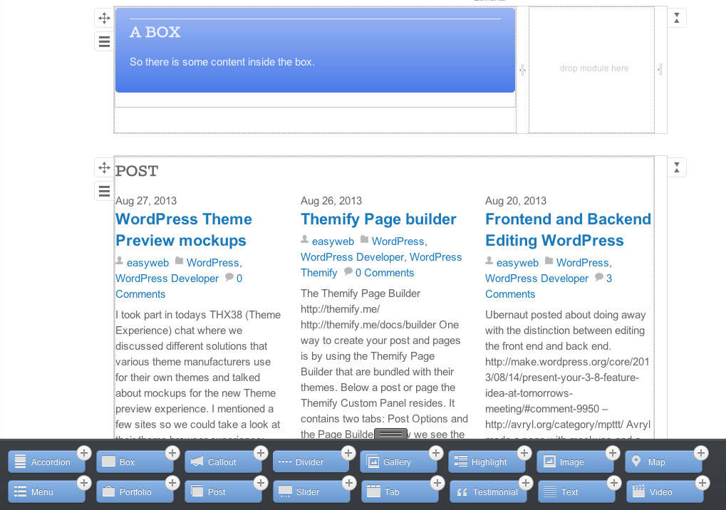 Themify Page Builder Frontend 2013.