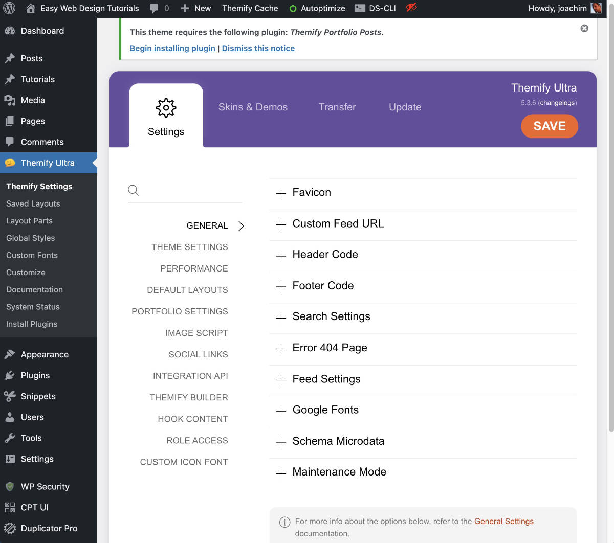 The Themify Framework - Easy Web Design Tutorials